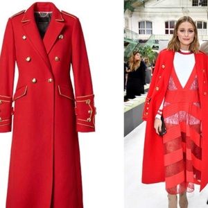 Banana Republic Olivia Palermo Military Wool Coat